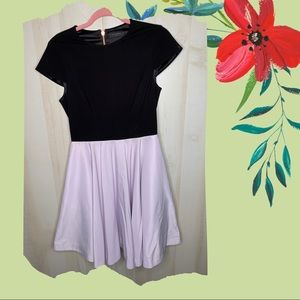 Ted Baker Lilac black dress